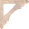 Ekena Millwork Olympic Arts & Crafts Smooth Bracket, Douglas Fir, 3 1/2"W x 30"D x 30"H BKT04X30X30OLY03SDF - alternate 3